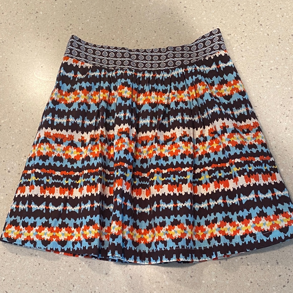Anthro Boho print skirt